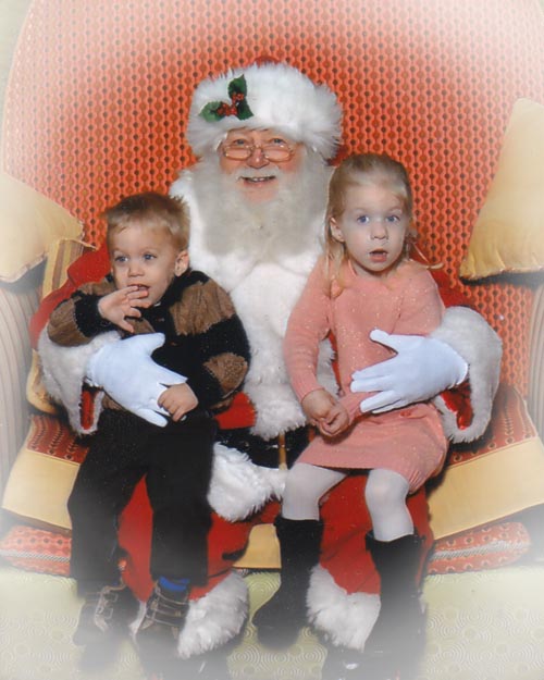 Portrait with Santa